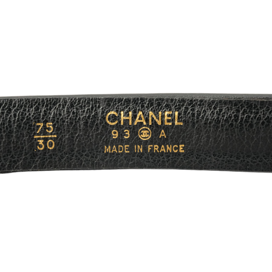 CHANEL 1993 Coco Mark Camellia Belt
