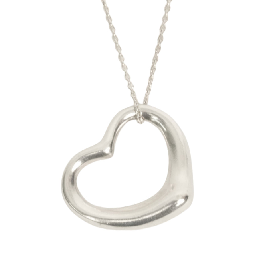 TIFFANY & CO. SV925 Open Heart Necklace
