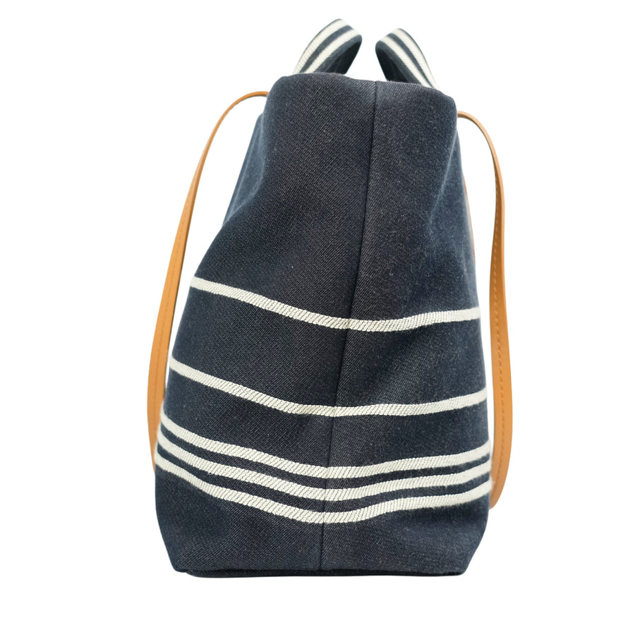 CHANEL Denim Tote Handbag/Shoulder Bag 2-Way