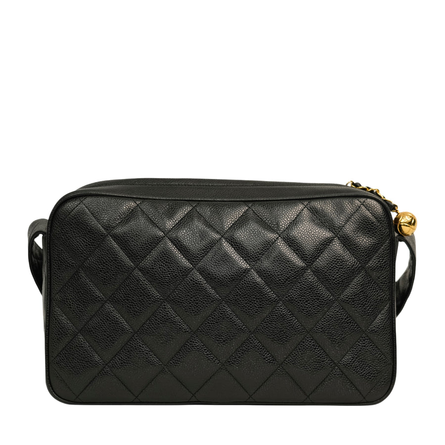 CHANEL 1994–1996 Matelasse Caviar Skin Shoulder Bag