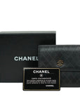 CHANEL 2004–2005 Ginza Limited Camellia Trifold Wallet
