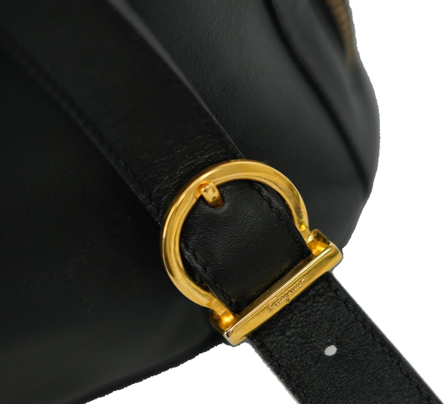 SALVATORE FERRAGAMO Gancini Leather Backpack