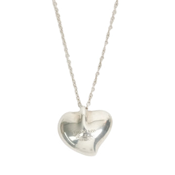 TIFFANY & CO. SV925 Curved Heart Necklace