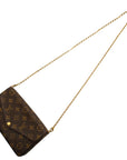 LOUIS VUITTON Monogram Pochette Felicie Shoulder Bag M81896