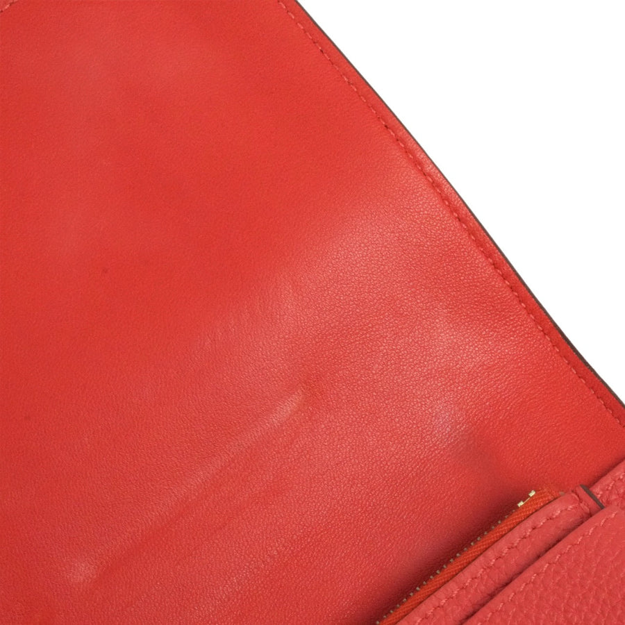 HERMES Dogon GM Taurillon Clemence Wallet