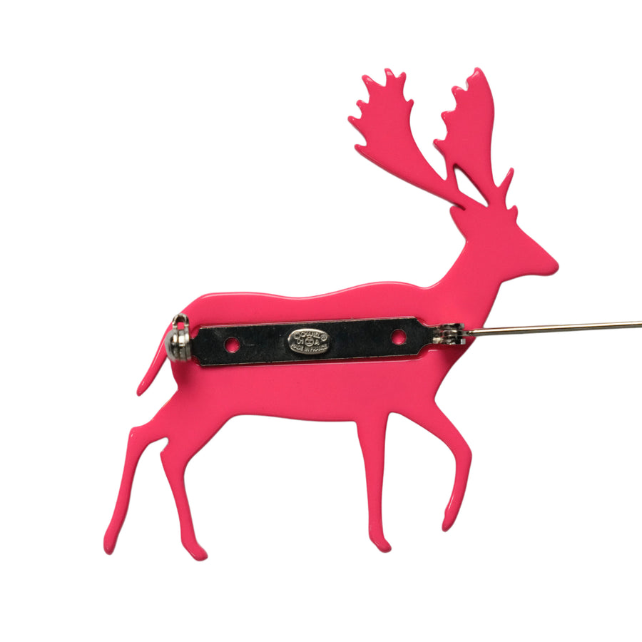 CHANEL Reindeer Motif Brooch