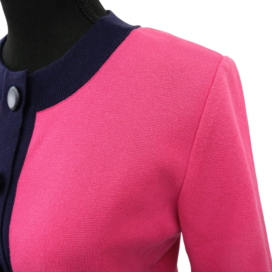 YVES SAINT LAURENT Knit Cardigan Skirt