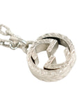 GUCCI SV925 Arabesque Interlocking GG Logo Necklace
