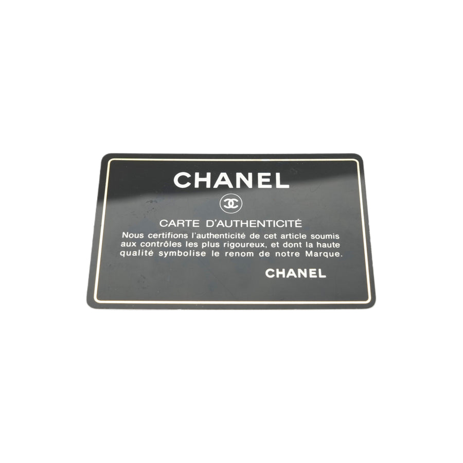 CHANEL Nylon Coin Case with Key Ring