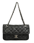 CHANEL 2012-2013 Matelasse Caviar Skin Coco Mark Chain Shoulder Bag