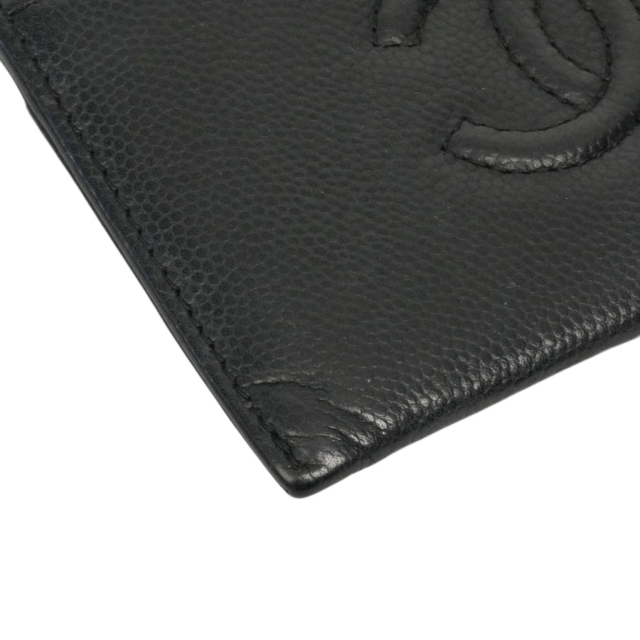 CHANEL Cocomark Caviar Skin Card Case