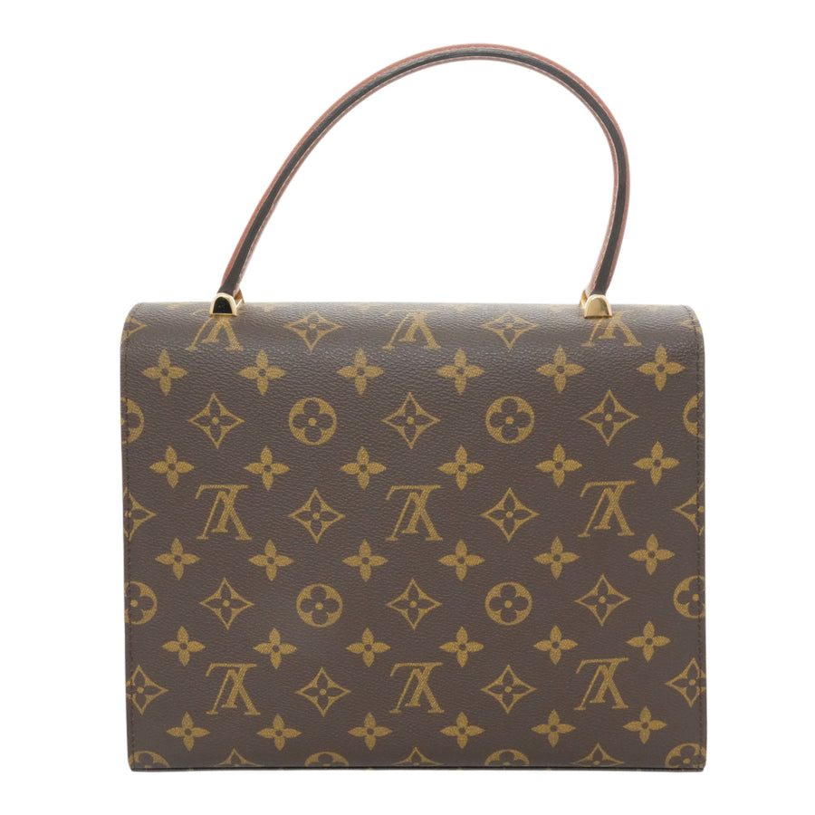 LOUIS VUITTON Monogram Malesherbes MM Canvas Handbag M51379