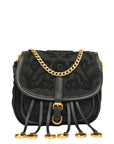 PRADA Embroidered Flower Nylon Shoulder Bag / Waist Bag