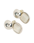 Vintage-Style 2Way Earrings(Rhodium-Plated Brass)