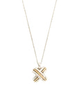TIFFANY & CO. SV925 K18 Signature Necklace