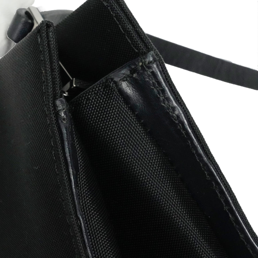 GUCCI Bamboo Nylon Canvas Tote Bag / Handbag 2Way