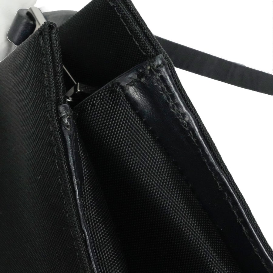 GUCCI Bamboo Nylon Canvas Tote Bag / Handbag 2Way
