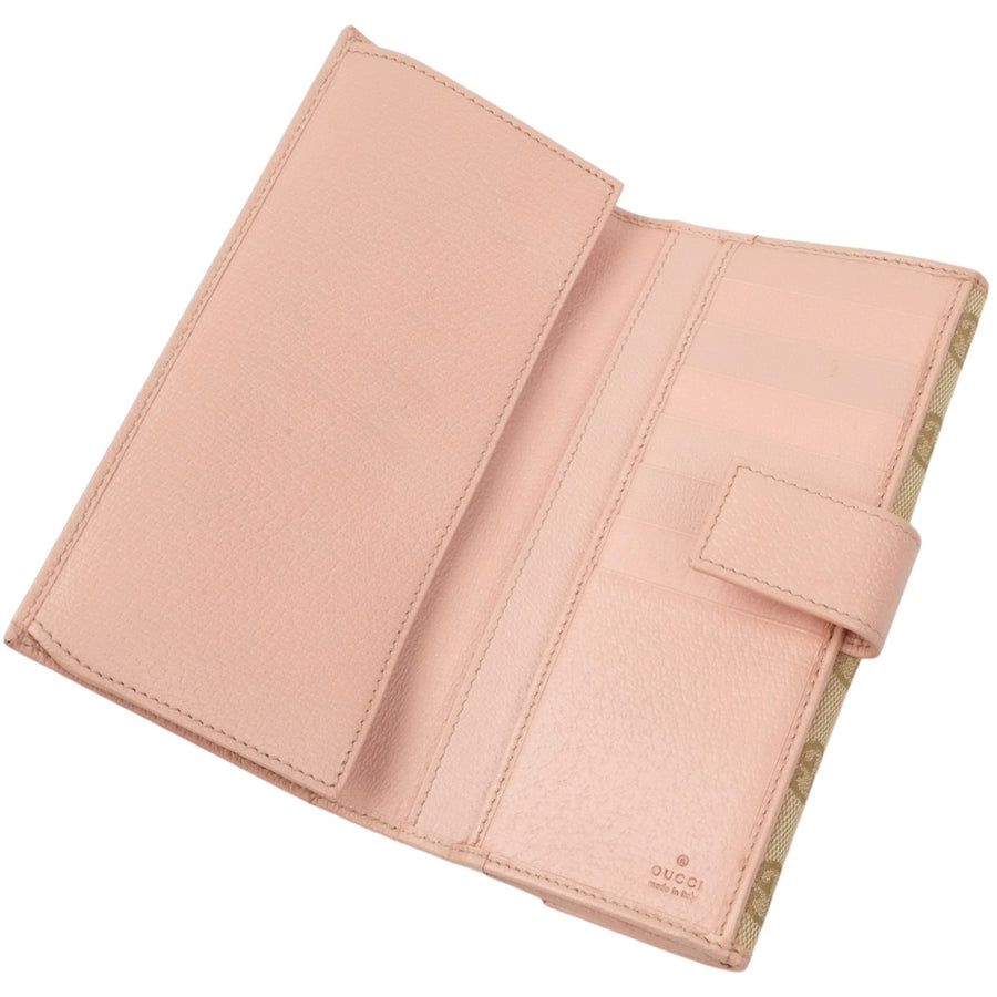 GUCCI GG Canvas Long Wallet