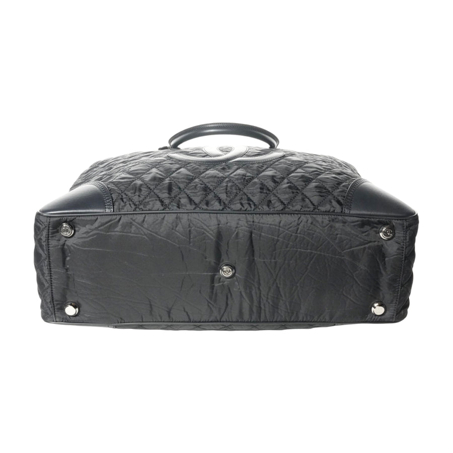 CHANEL 2005–2006 Paris-New York Boston Bag Nylon Handbag / Travel Bag
