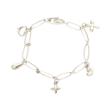 TIFFANY & CO. SV925 Elsa Peretti 5-Charm Bracelet