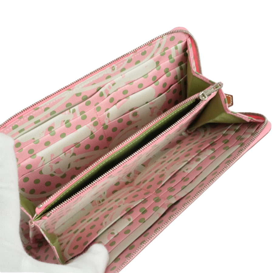 HERMES Azap Silk-In Long Wallet