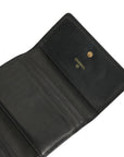 CHANEL Caviar Skin Coco Mark Trifold Wallet