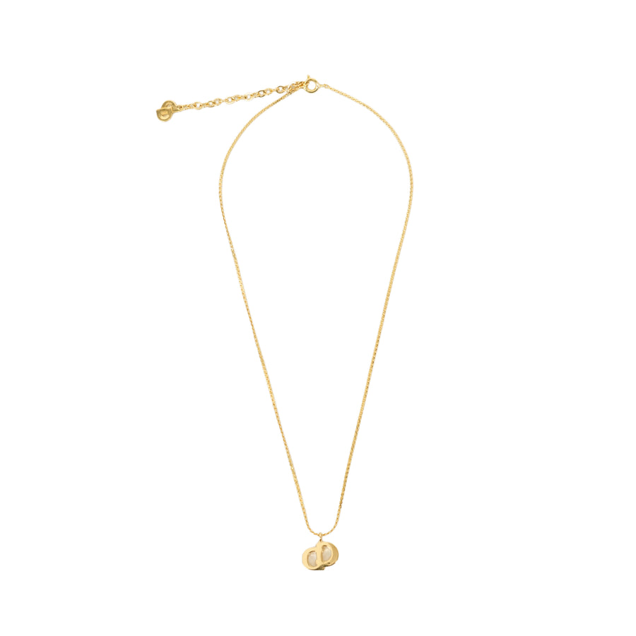 CHRISTIAN DIOR CD Logo Necklace