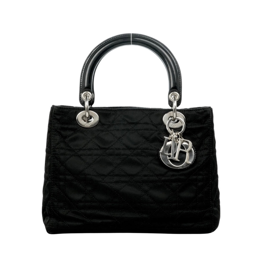 CHRISTIAN DIOR Lady Dior Medium Handbag/Shoulder Bag 2-Way