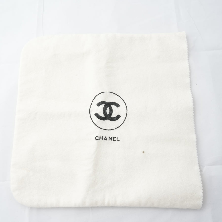 CHANEL 1989-1991 Lambskin Tassel Flap Seal Included 1st Tier W Chain Shoulder Bag