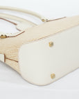 SALVATORE FERRAGAMO Beige Leather Shoulder Bag AU-21-2304