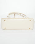 SALVATORE FERRAGAMO Beige Leather Shoulder Bag AU-21-2304