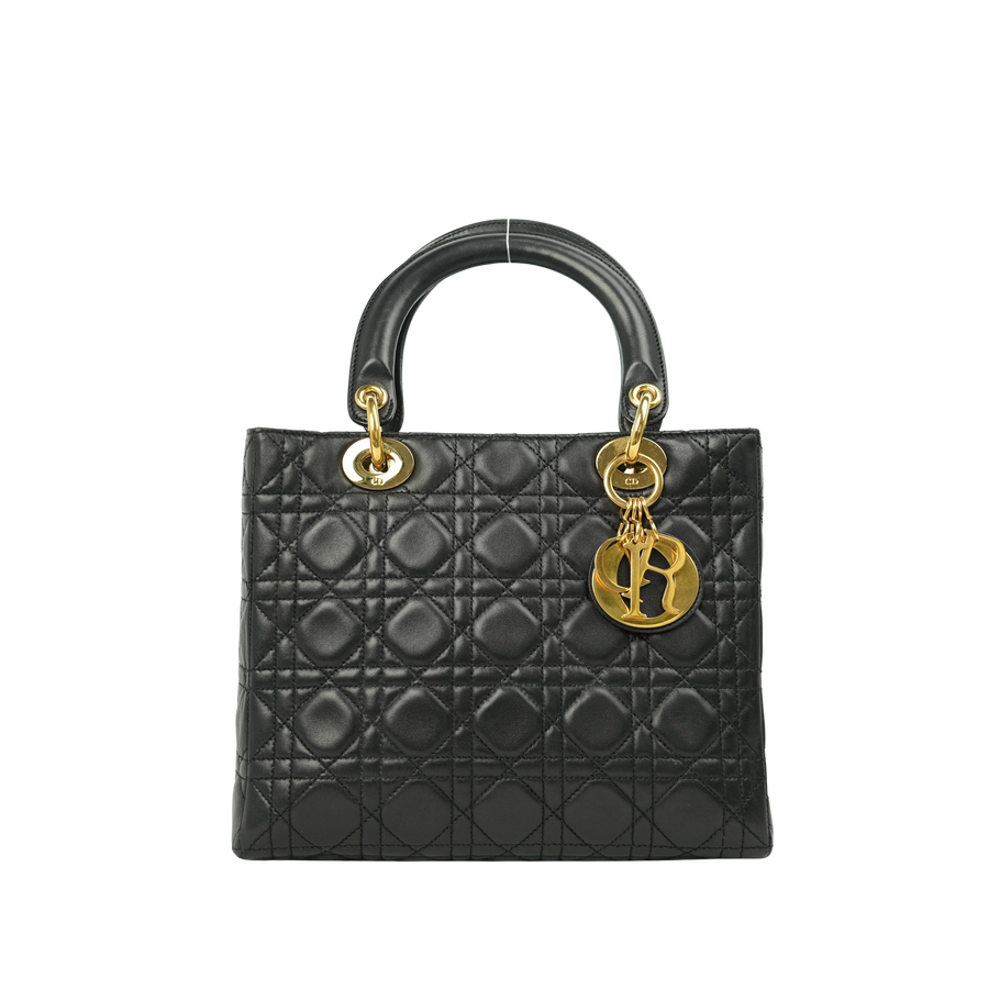 CHRISTIAN DIOR Lady Dior Medium Handbag