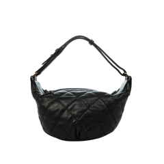 CHANEL 2005-2006 Coco Mark Wild Stitch Lambskin Shoulder Bag