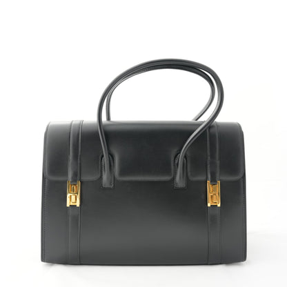 HERMES Box Calf H Marking Handbag