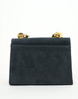 SALVATORE FERRAGAMO Suede Gancin Mini Shoulder Bag