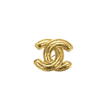 CHANEL Coco Mark Matelassé Brooch