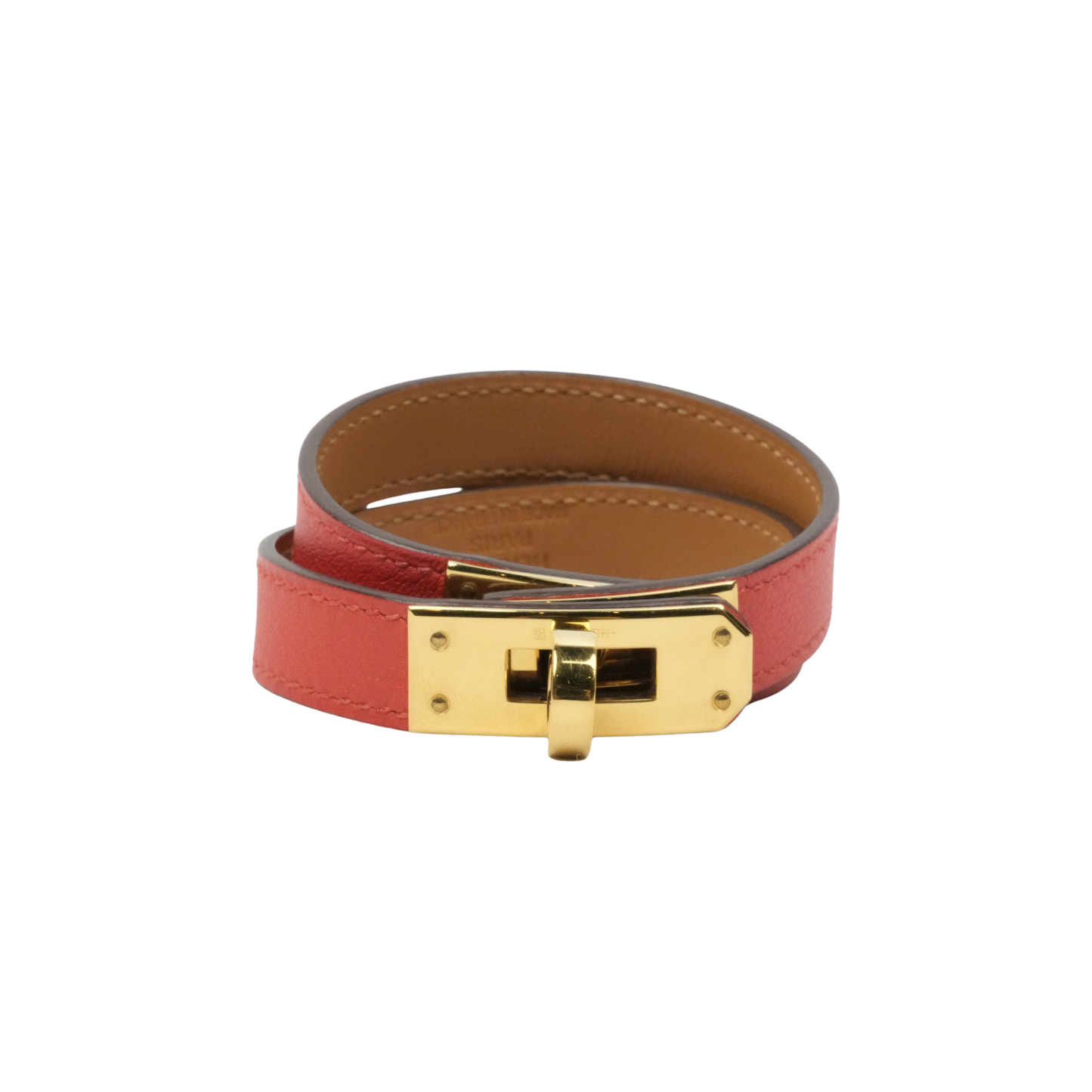 HERMES Mini Kelly Double Tour Bracelet