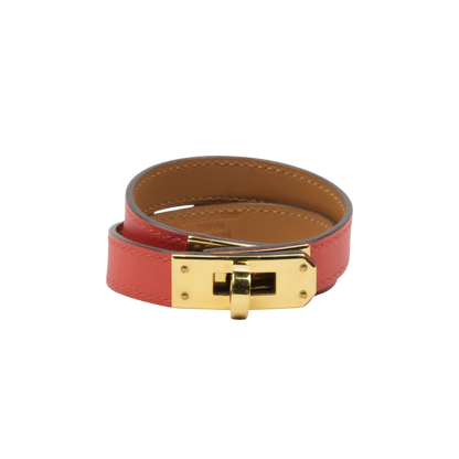 HERMES Mini Kelly Double Tour Bracelet