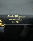 SALVATORE FERRAGAMO Suede Gancin Mini Shoulder Bag