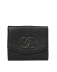 CHANEL 2000-2002 Coco Mark Bi-fold Wallet