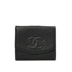 CHANEL 2000-2002 Coco Mark Bi-fold Wallet