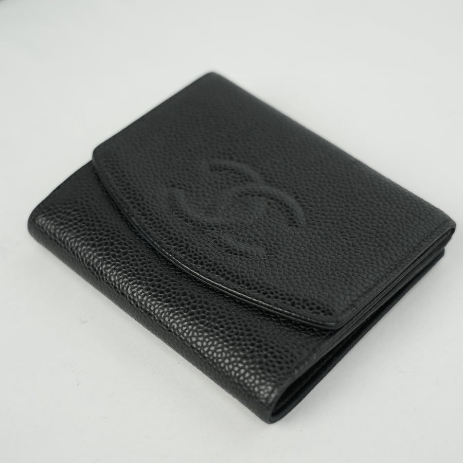 CHANEL 2000-2002 Coco Mark Bi-fold Wallet