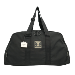 CHANEL 2002-2003 Sport Line Boston Handbag/Shoulder Bag 2-Way