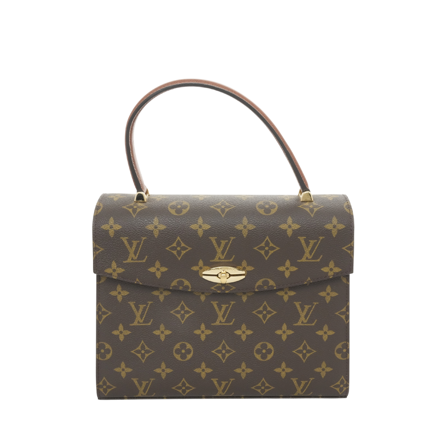 LOUIS VUITTON Monogram Malesherbes MM Canvas Handbag M51379