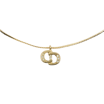 CHRISTIAN DIOR CDlogo Necklace