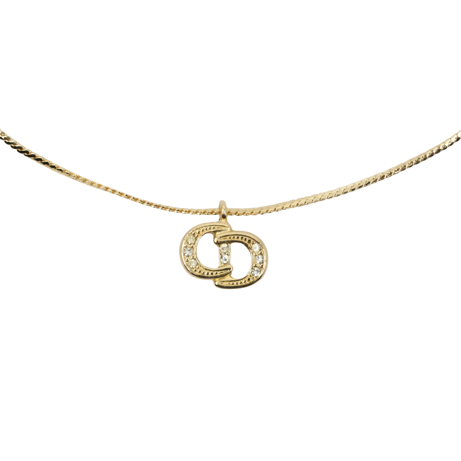 CHRISTIAN DIOR CDlogo Necklace