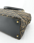 FENDI With Zucca Pattern Nylon Canvas HandBag