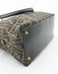 FENDI With Zucca Pattern Nylon Canvas HandBag