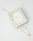 CHRISTIAN DIOR CDlogo Necklace