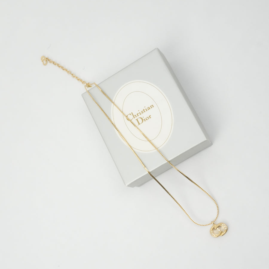 CHRISTIAN DIOR CDlogo Necklace